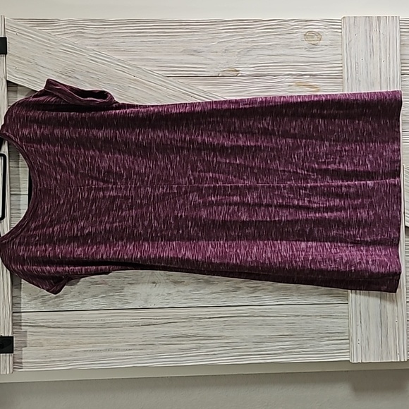 LOFT lounge dress size medium heathered purple - Picture 4 of 5